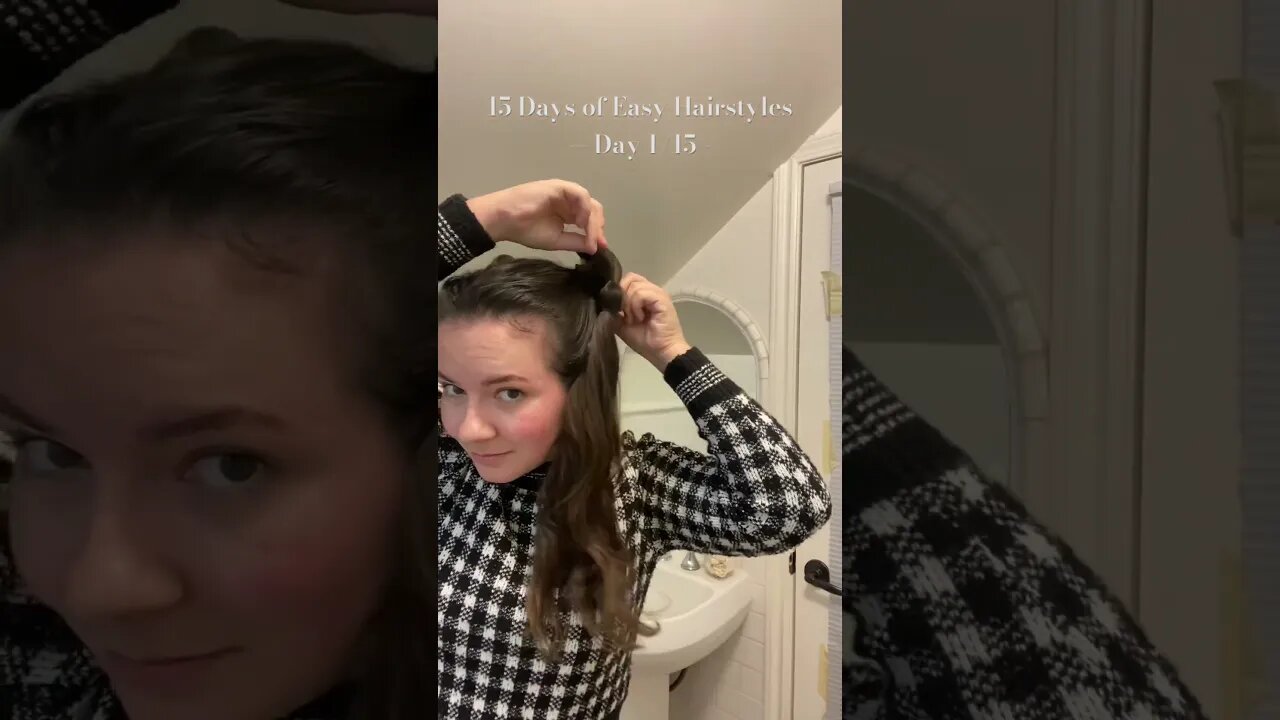 15 Days of easy hairstyles: day 1 bubble pigtails hair tutorial