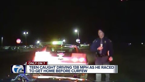 Late for curfew, 17-year-old gets ticket for going 138 mph on I-75