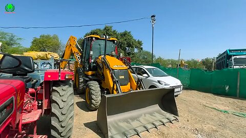 tractor jump into canal