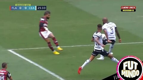 FLAMENGO EMPATA COM O CEARÁ EM 1X1, GABI GOL EXPULSO, CONFIRA OS MELHORES MOMENTOS