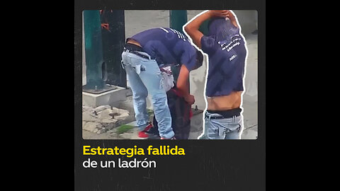 Asaltante se cambia de ropa para burlar a la Policía