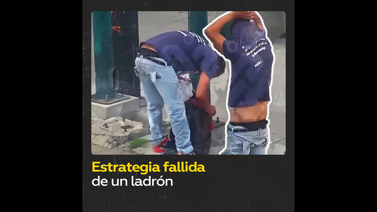 Asaltante se cambia de ropa para burlar a la Policía