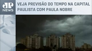 Temporais se espalham em todo o estado de São Paulo