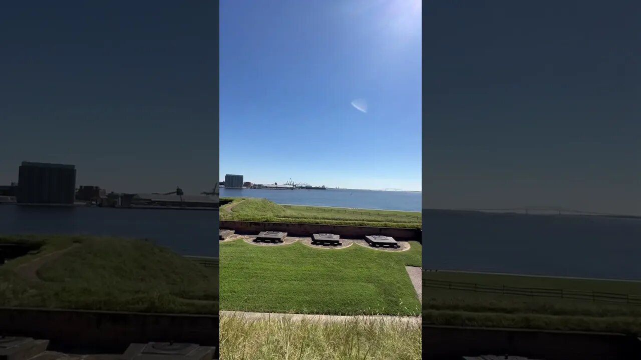 Fort McHenry Baltimore Maryland- Love me a fat cannon and some tunnels