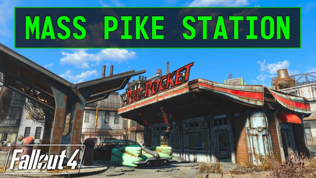 Fallout 4 | Red Rocket Filling Station (Mass Pike East)