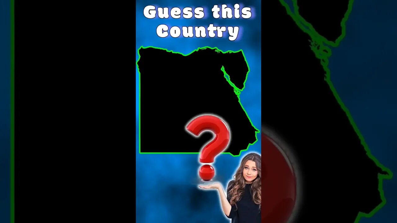 🐫 Map Challenge Egypt Sudan Libya? | World geography #shorts