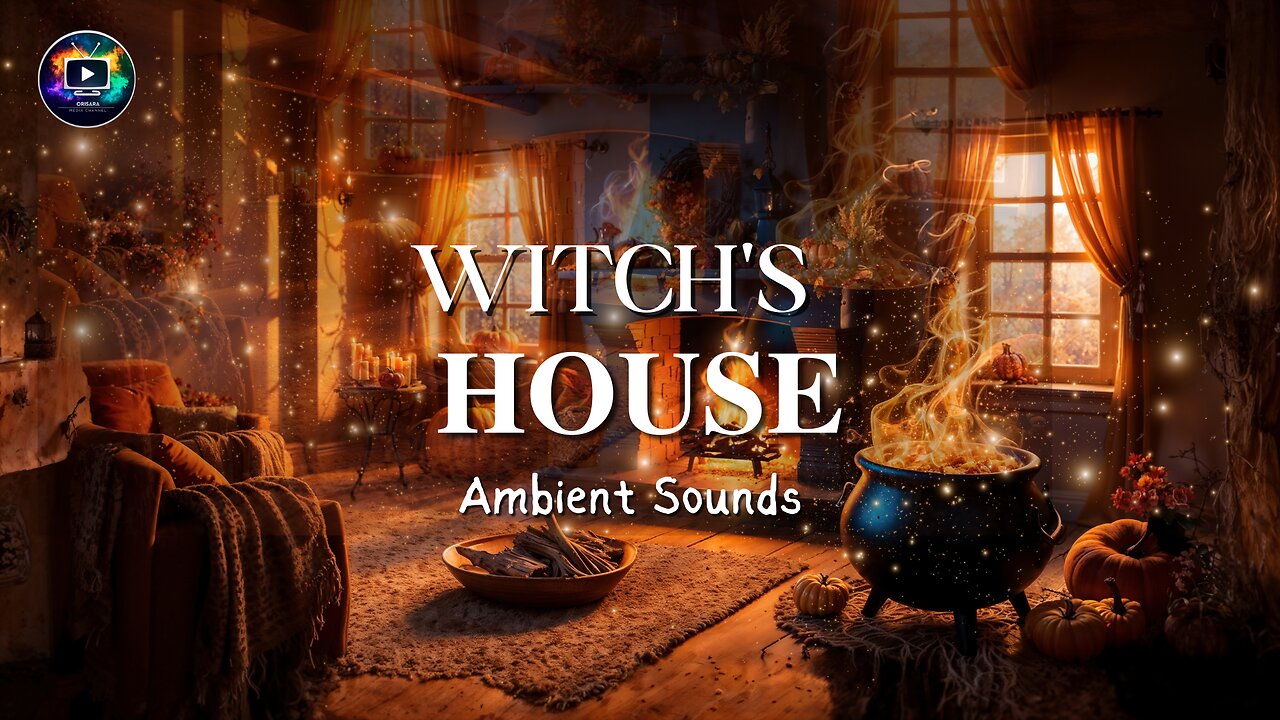 Witch's House. Cozy Ambient with Nature Sounds. Halloween Afternoon.