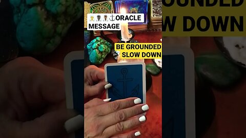 #shortsfeed #spiritualawakening #oraclereading #shorts⚓️🔮ORACLE MESSAGE GROUND SLOWDOWN 🧖‍♀️🧖🏾