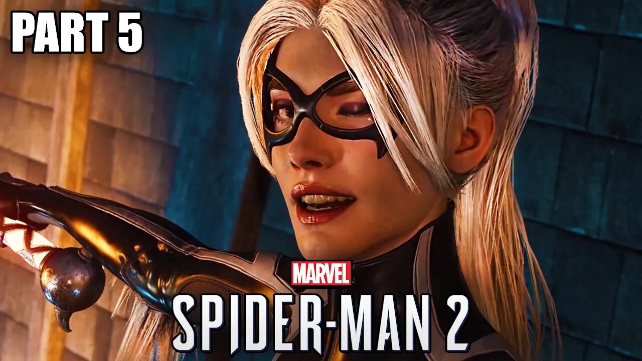 BLACK CAT THE BADDIE & HARRY USES VENOM!! - SPIDER-MAN 2 Ps5 Walkthrough Gameplay Part 5