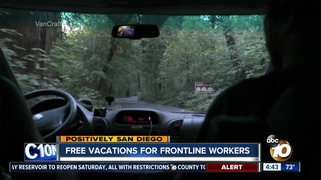 Free vacations for frontline workers