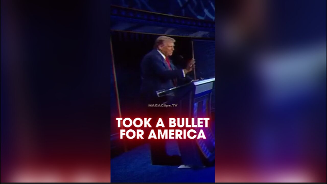 Trump Took a Bullet To The Head For Democracy - 9/10/24