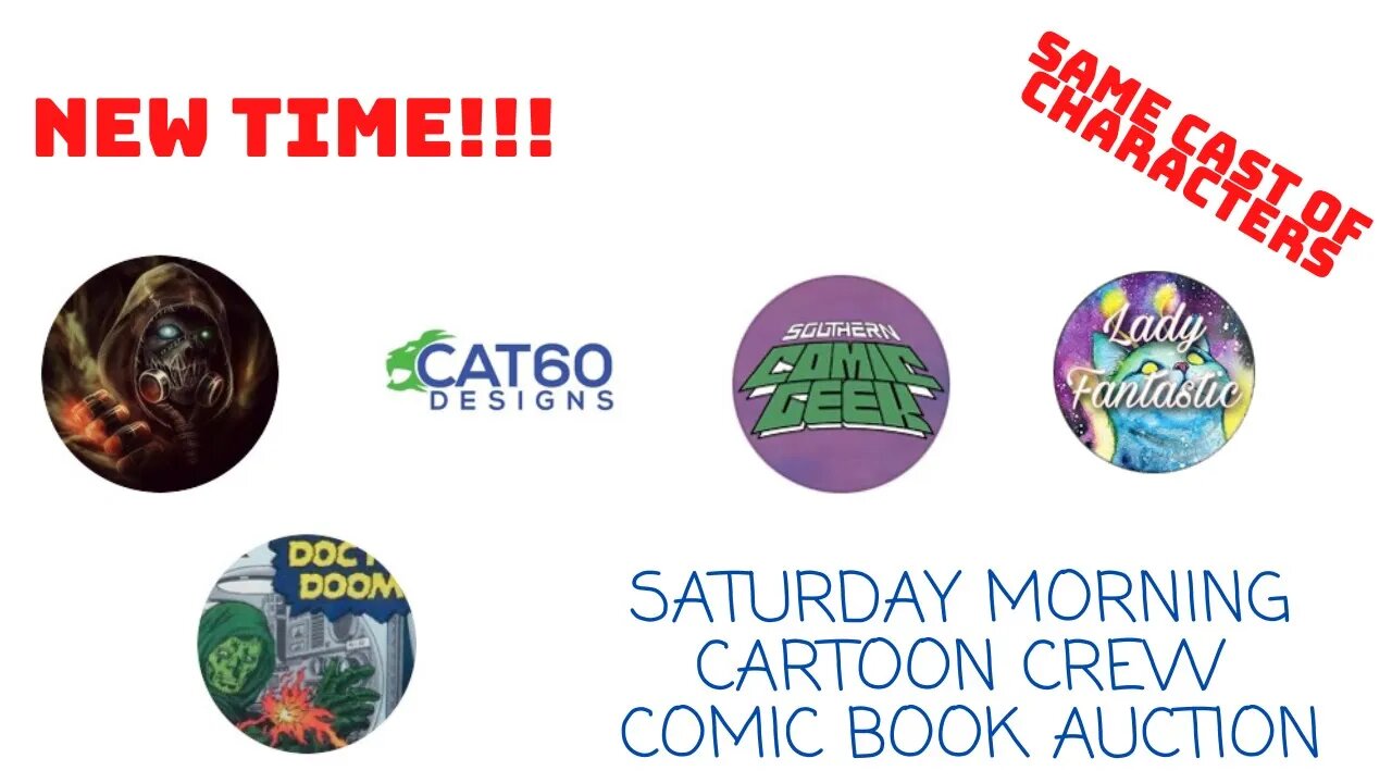 SATURDAY MORNING CARTOON CREW COMIC BOOK AUCTION ON THE CHEAP $$