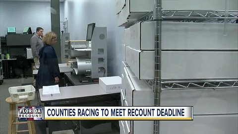 Counties racing to meet recount deadline