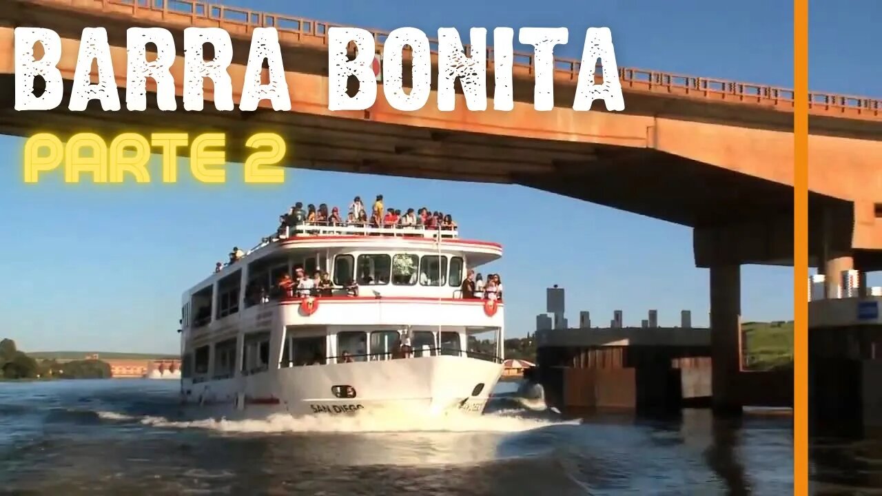Passeamos de CHALANA em Barra Bonita - São Paulo