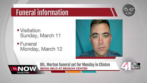 Funeral services set for fallen Clinton officer