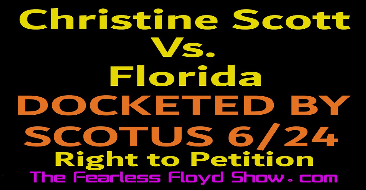 Christine Scott SCOTUS Filing Docketed: Right to Petition