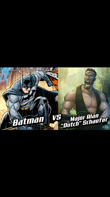 BATMAN Vs. MAJOR ALLAN "DUTCH" SCHAEFER - Comic Book Battles: Who Would Win In A Fight?
