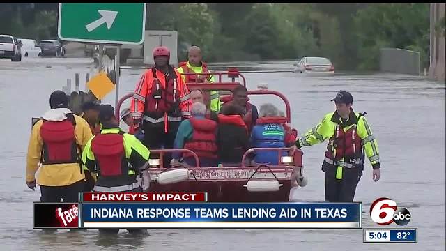 Indiana response teams lending aid in Texas