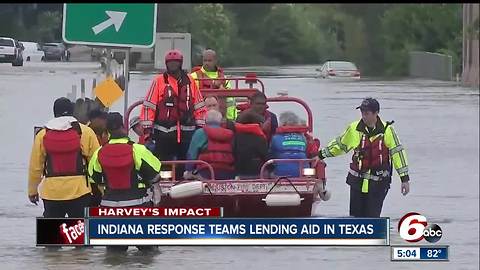 Indiana response teams lending aid in Texas