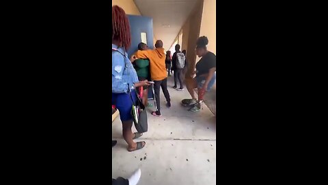 Students fighting in the School Break