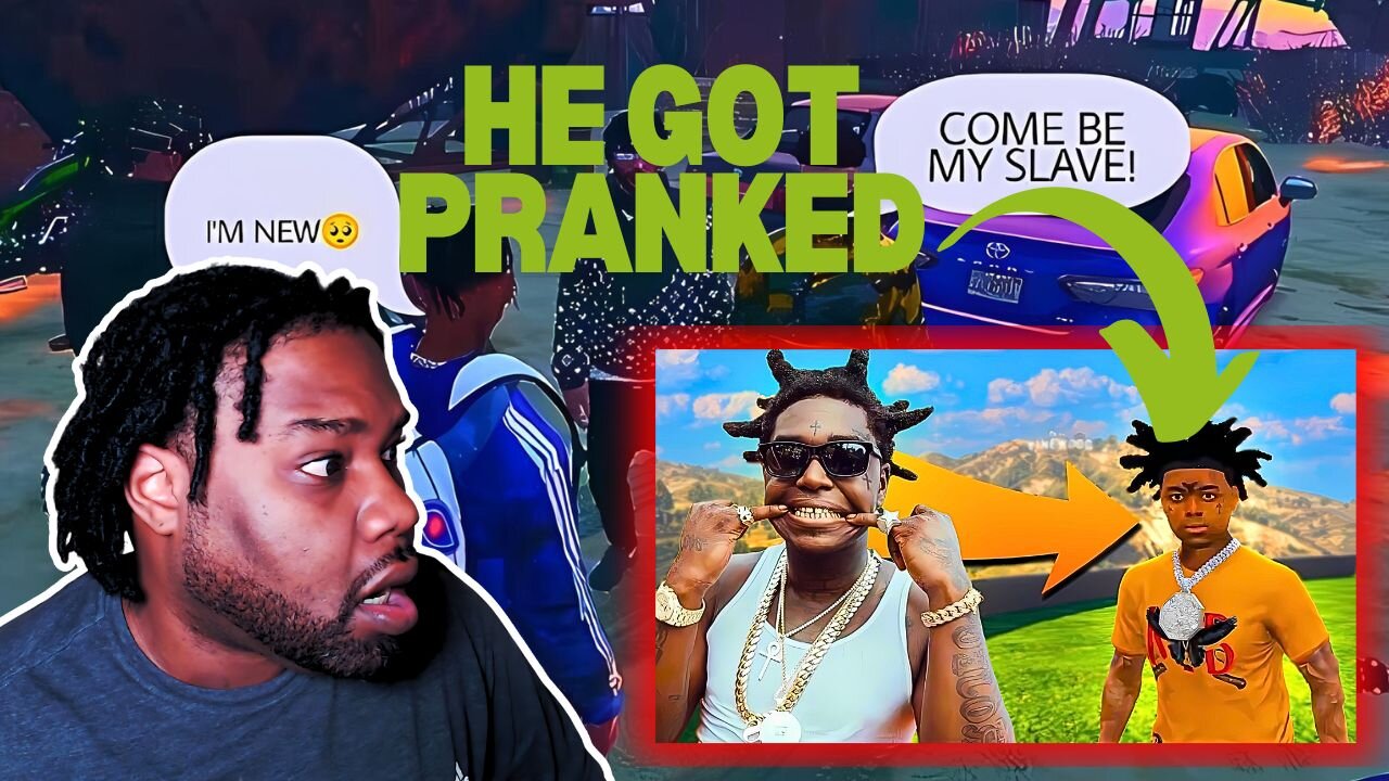 Dave Drops Pranks Kodak Black In GTARP (HILARIOUS)