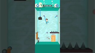 rescue cut rope puzzle 😎 #shorts