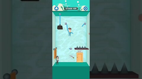 rescue cut rope puzzle 😎 #shorts