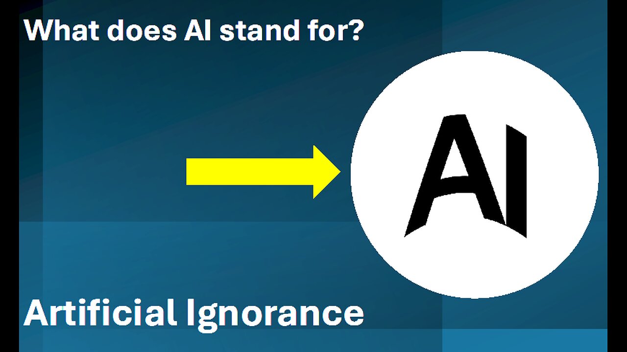 AI is for ... cannot say it