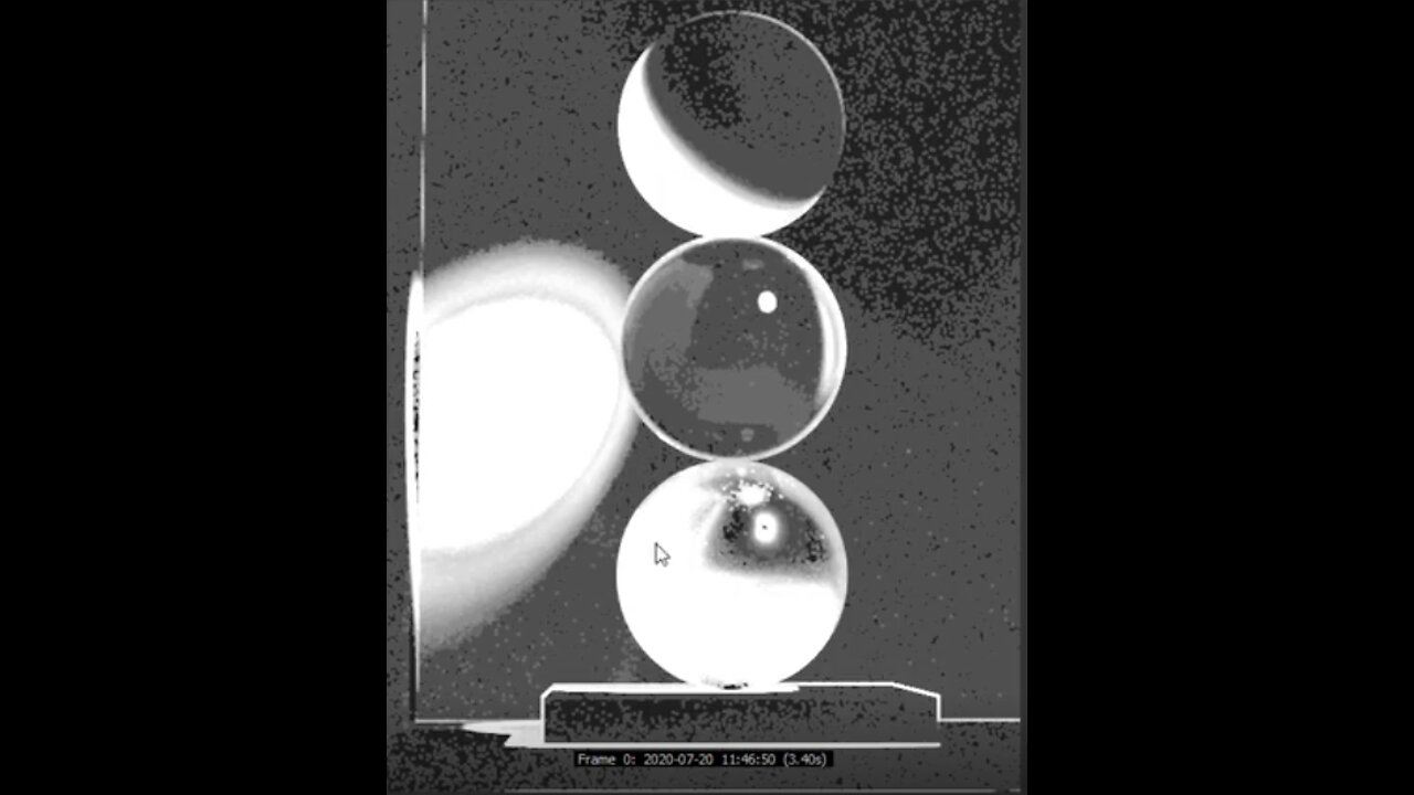 The change of the sphere in the picture