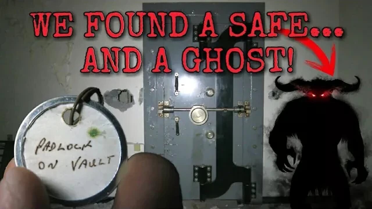 FOUND SAFE IN HAUNTED ABANDONED NEWSPAPER FACTORY!! (TORMENTED BY GHOST!)