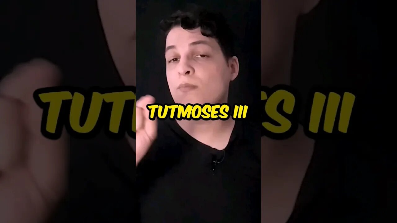 3 evidências de que Tutmoses III foi o faraó do Êxodo! /completo na descrição #shorts