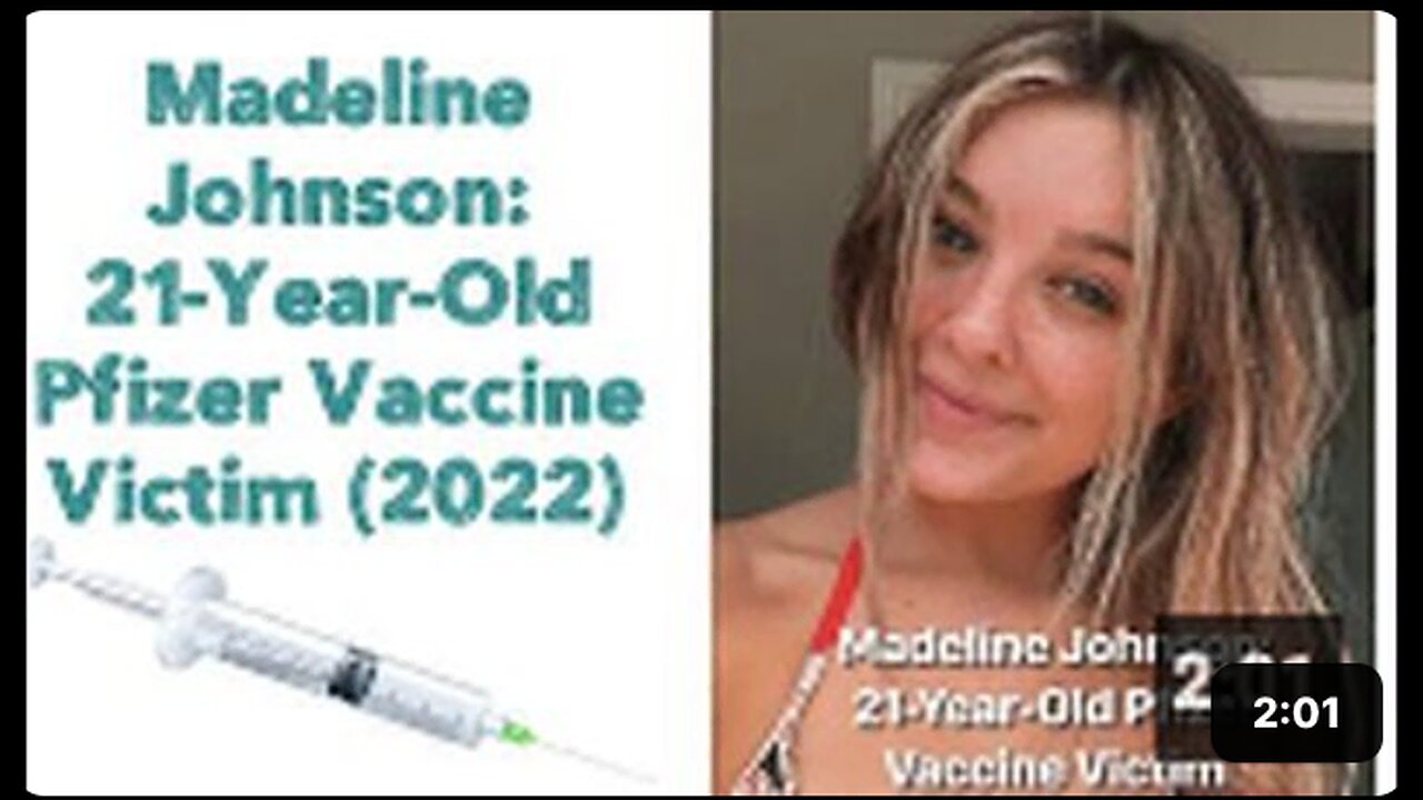 Madeline Johnson: 21-Year-Old Pfizer Vaccine Victim 💉 (2022)