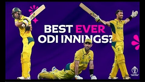Glenn Maxwell produces one of the greatest ODI knocks of all-time | CWC23