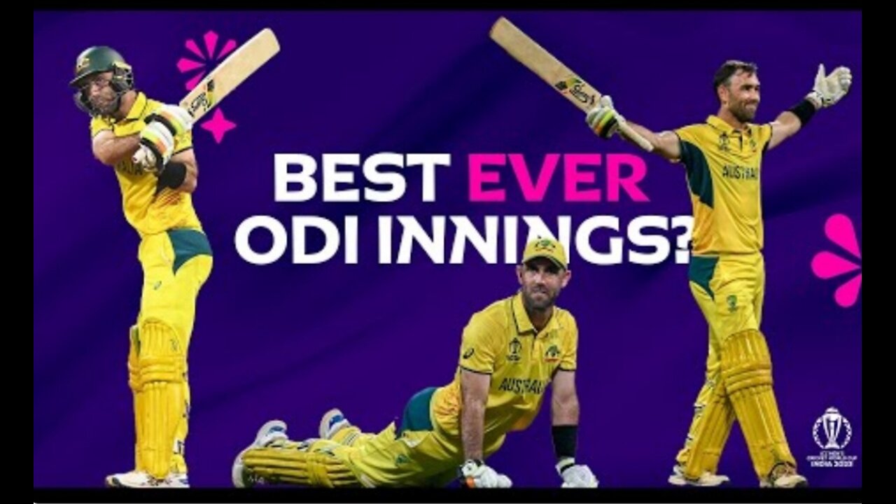 Glenn Maxwell produces one of the greatest ODI knocks of all-time | CWC23