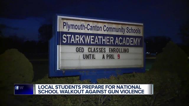 Metro Detroit students wary of violence as they plan walkout protests for Wednesday