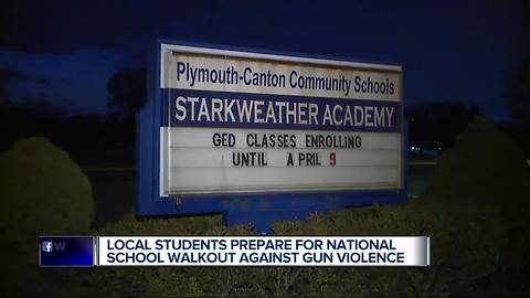 Metro Detroit students wary of violence as they plan walkout protests for Wednesday