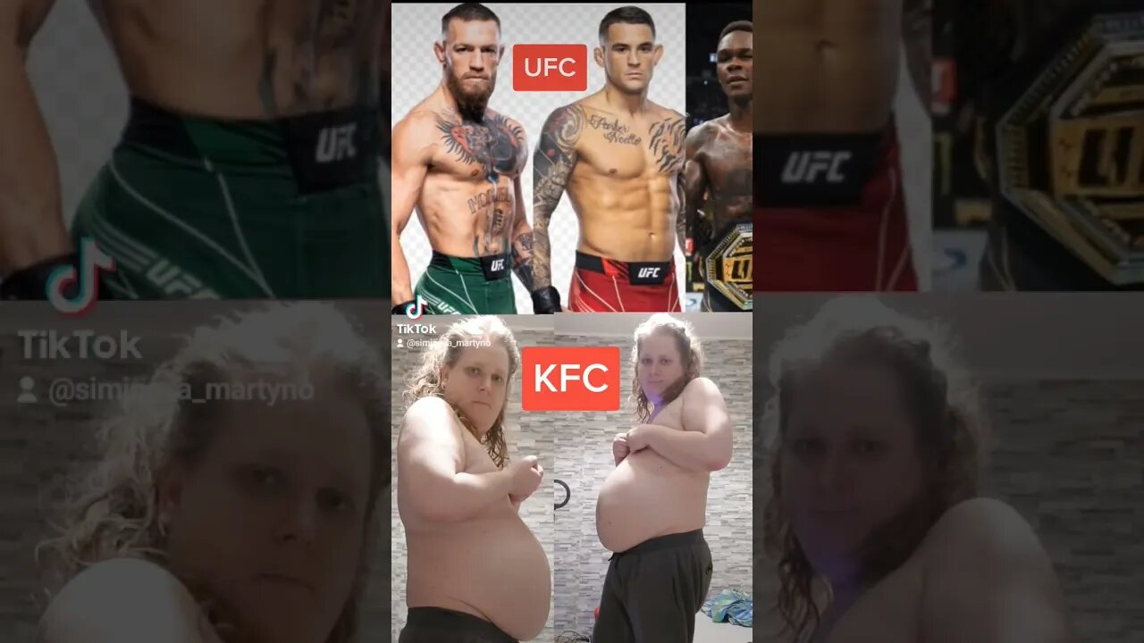 Víš, jaký je rozdíl mezi UFC a KFC!? 🤣 #funny #shorts #tiktok