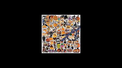 100PCS Non-Repeating Halloween