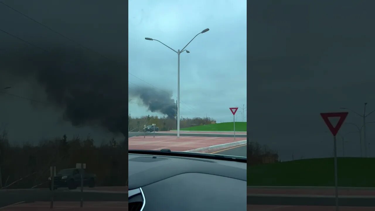 A Large Fire in the Distance