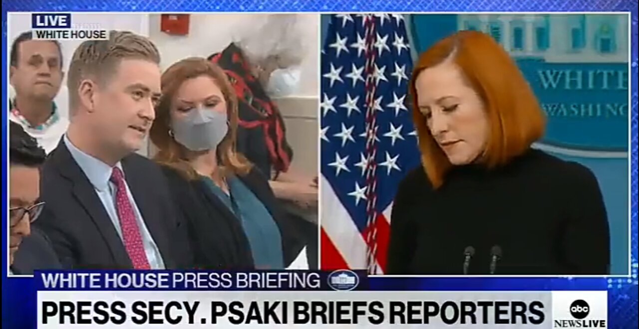 Psaki LASHES OUT when Doocy exposes lunacy of mask mandates