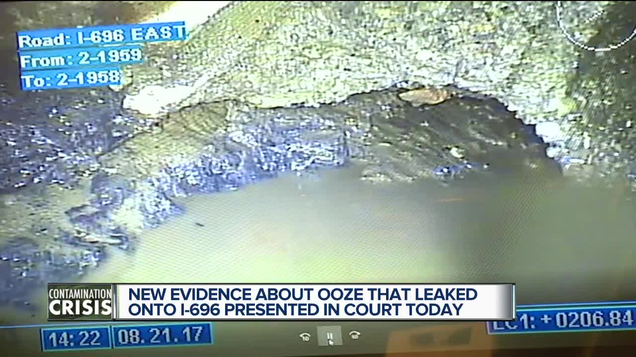 Judge sees what it looks like underneath 'green ooze' building