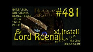 Let's Play Baldur's Gate Trilogy Mega Mod Part 481 - Battling Lord Roenall