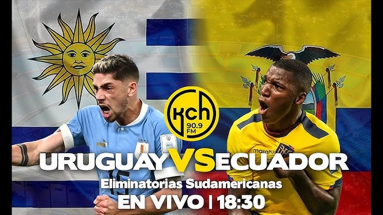 URUGUAY vs. ECUADOR [0-0] _ RESUMEN _ ELIMINATORIAS SUDAMERICANAS _ FECHA 10