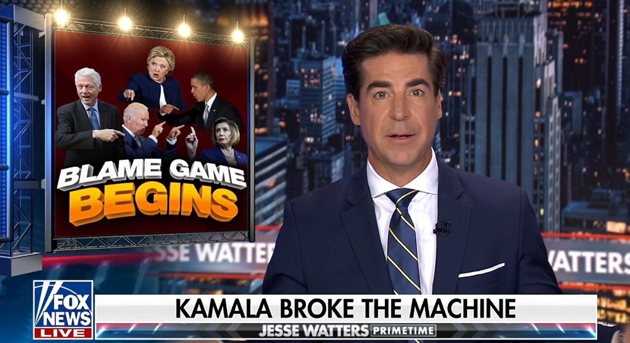 Watters: Kamala's Faltering Candidacy Threatens The End Of The Obama-Biden Era