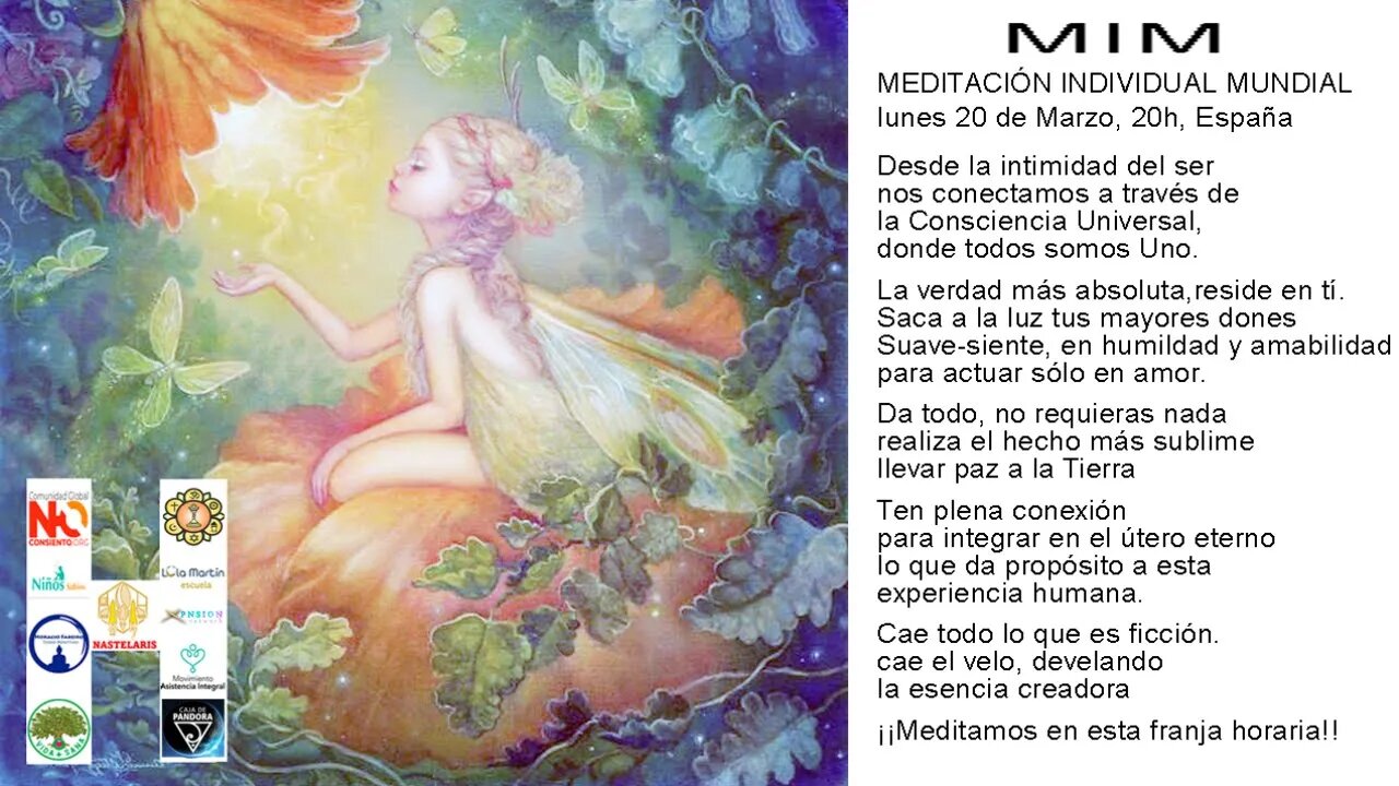 Meditacion Individual Mundial Lunes 20 de Marzo 2023