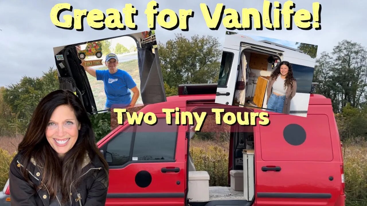 TINY VANS are GREAT for FULL- or PART- time NOMADS!