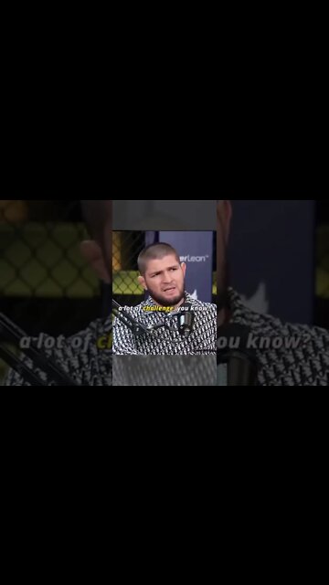 KHABIB would you fight 🥊 Khamzat?