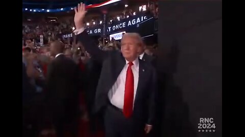 RNC Entrance of Donald J Trump!