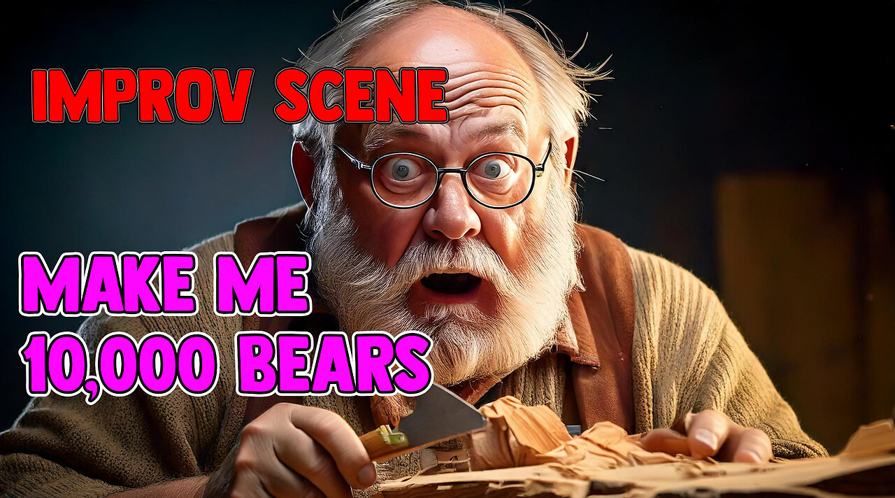 Improv Scene - Fill in the Blank | Making Wooden Bears for and Evil Man