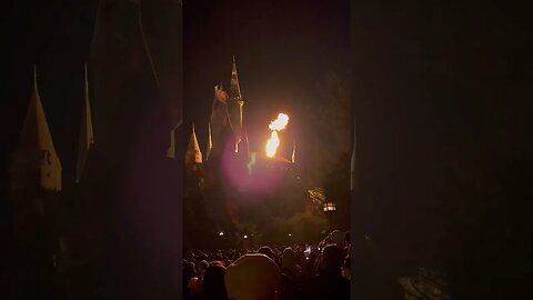 Hogwarts Has An AMAZING Projection Show! #universalstudiohollywood #shorts
